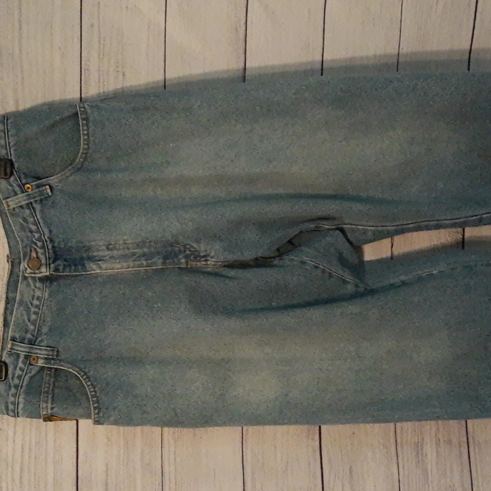 Giorgio Armani VTG 90s Denim Spa V Durini N 24 Milano Made In Italy COTTON 32x32 - Picture 5 of 16